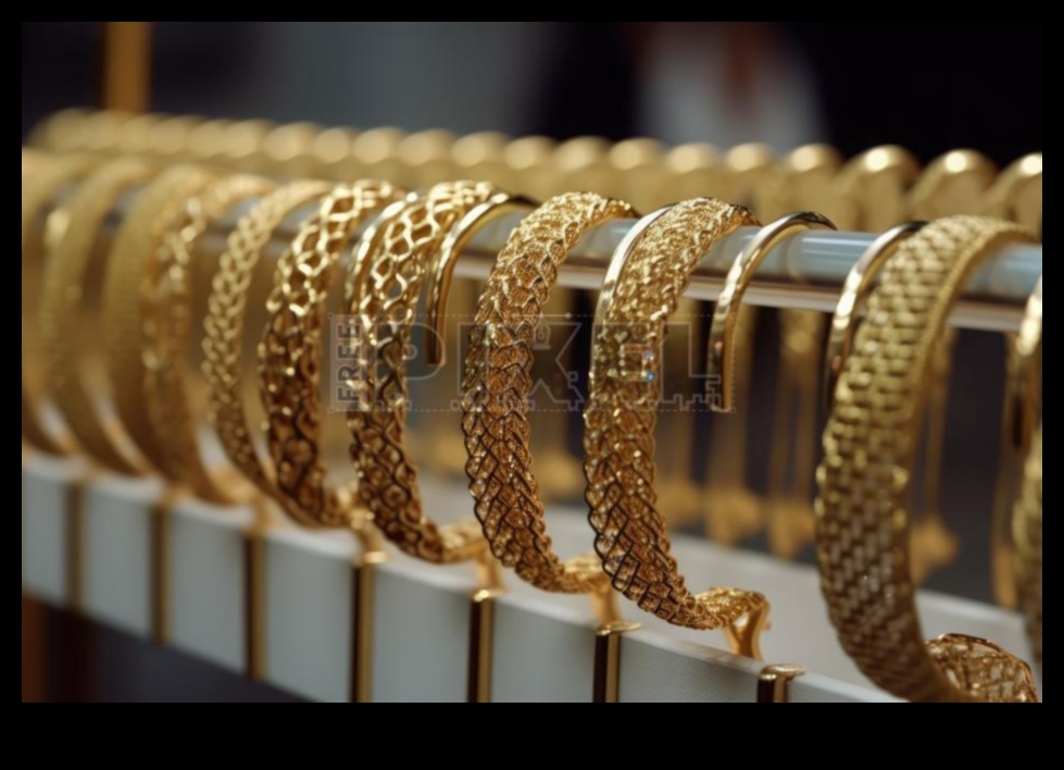 Golden Garden: تألقي مع أنماط الأساور المزينة بالذهب لدينا