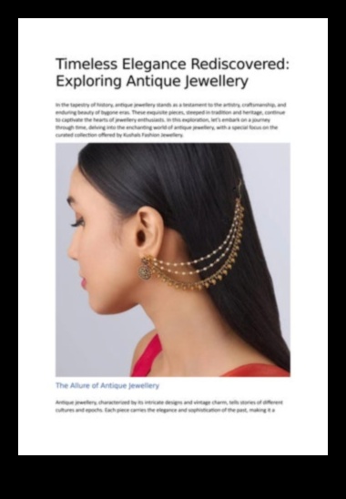 العمر الساحر: الجمال الدائم للمجوهرات العتيقة