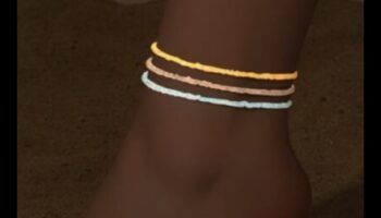 وصلات مضيئة: اربطي أسلوبك مع خلخال Glowing Link