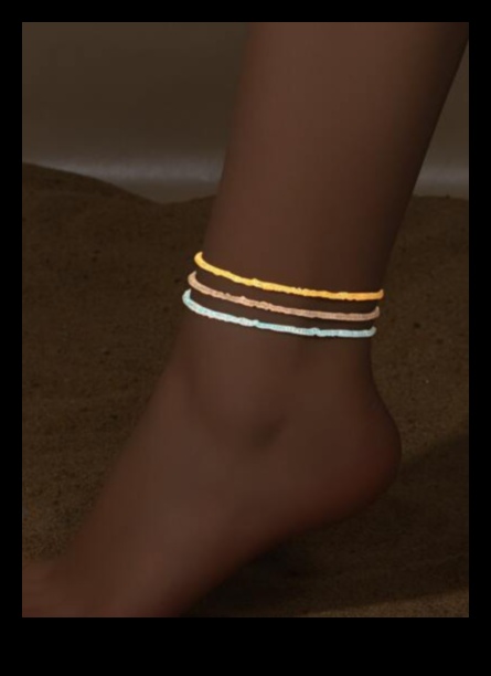 وصلات مضيئة: اربطي أسلوبك مع خلخال Glowing Link