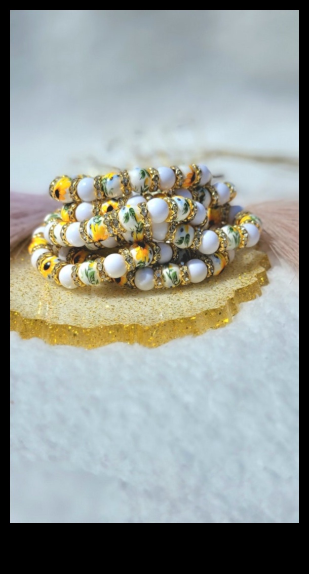 Golden Garden: تألقي مع أنماط الأساور المزينة بالذهب لدينا